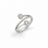Bague en or blanc 18 carats 
