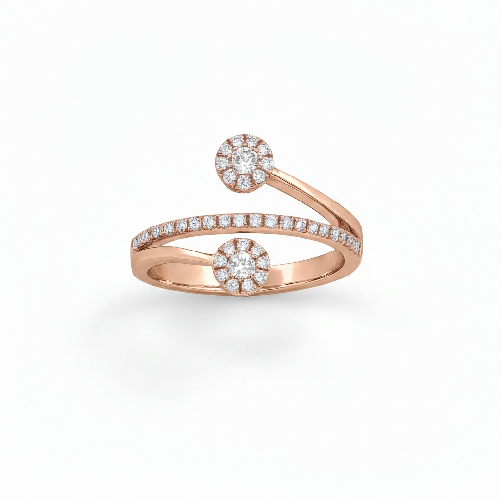 Bague en or rouge 18 carats