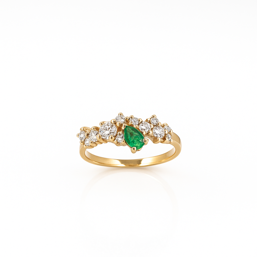 Bague en or jaune 18 carats