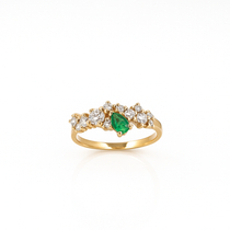 Bague en or jaune 18 carats
