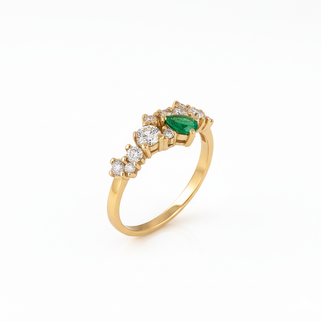 Bague en or jaune 18 carats