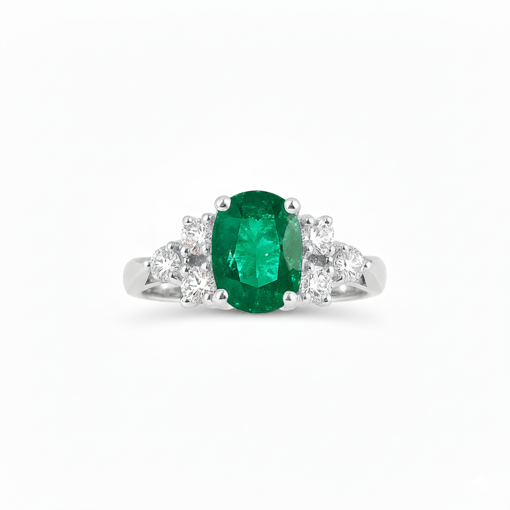 Bague en or blanc 18 carats