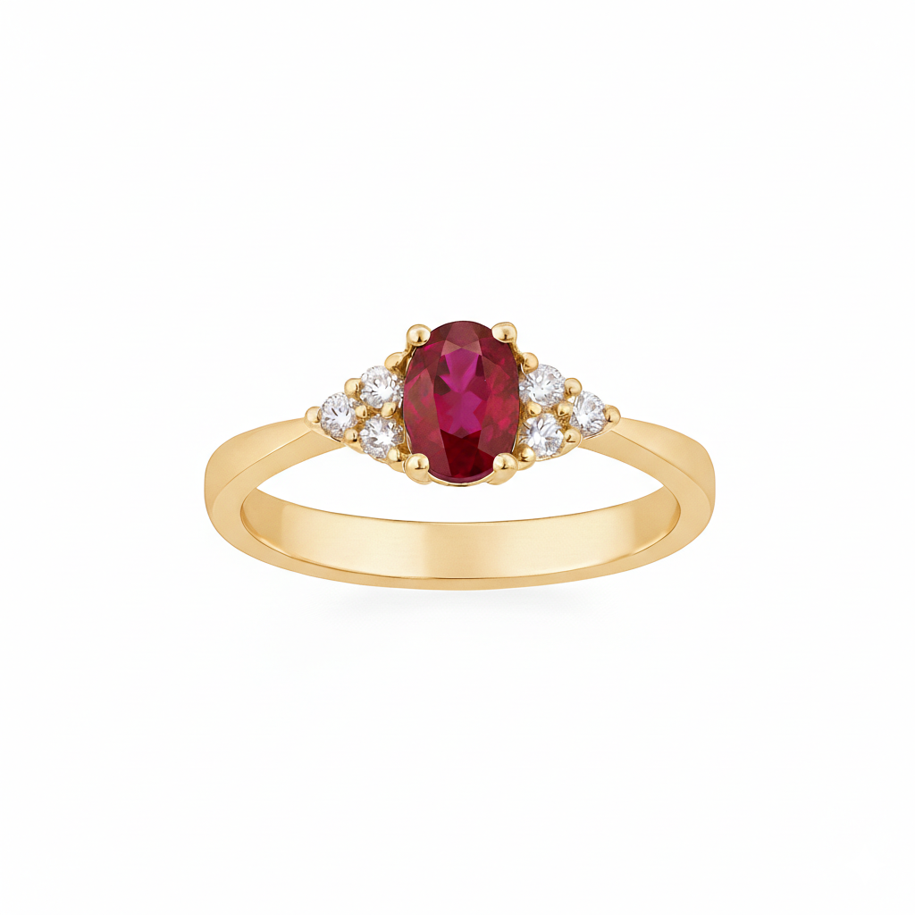 Bague en or jaune 18 carats 