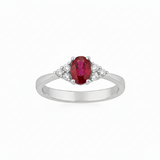 Bague en or blanc 18 carats 