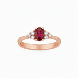 Bague en or rouge 18 carats 