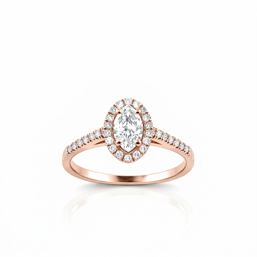Bague en or rouuge 18 carats 