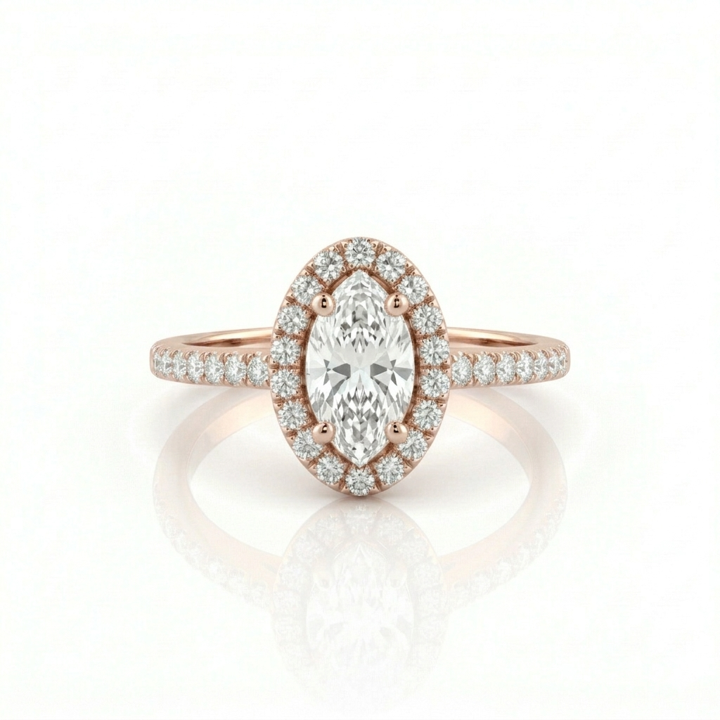 Bague en or rouge 18 carats