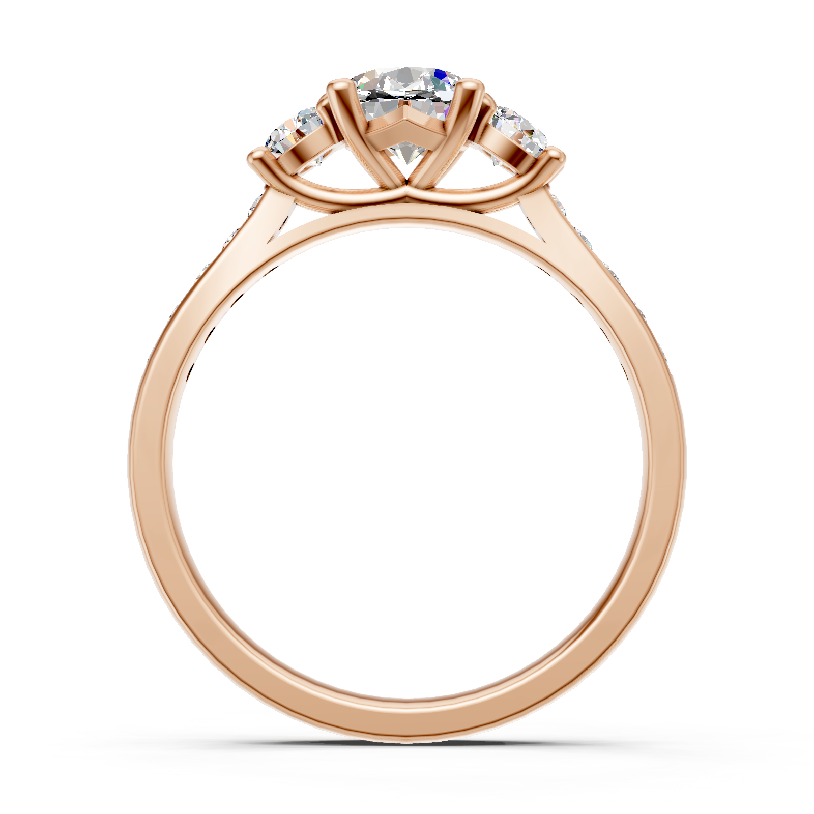Bague en or rouge 18 carats