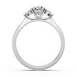 Bague en or blanc 18 carats