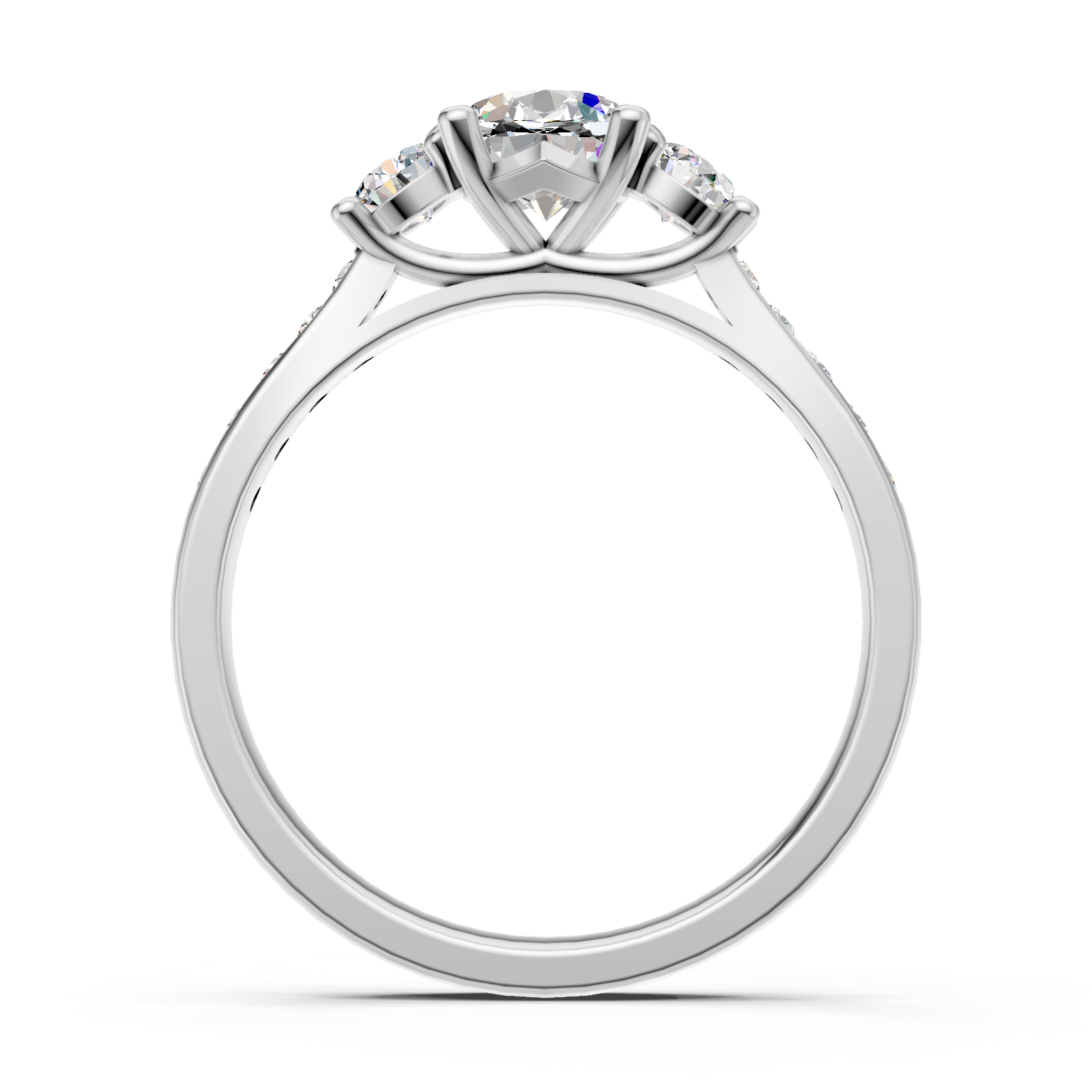Bague en or blanc 18 carats