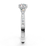 Bague en or blanc 18 carats 