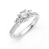 Bague en or blanc 18 carats
