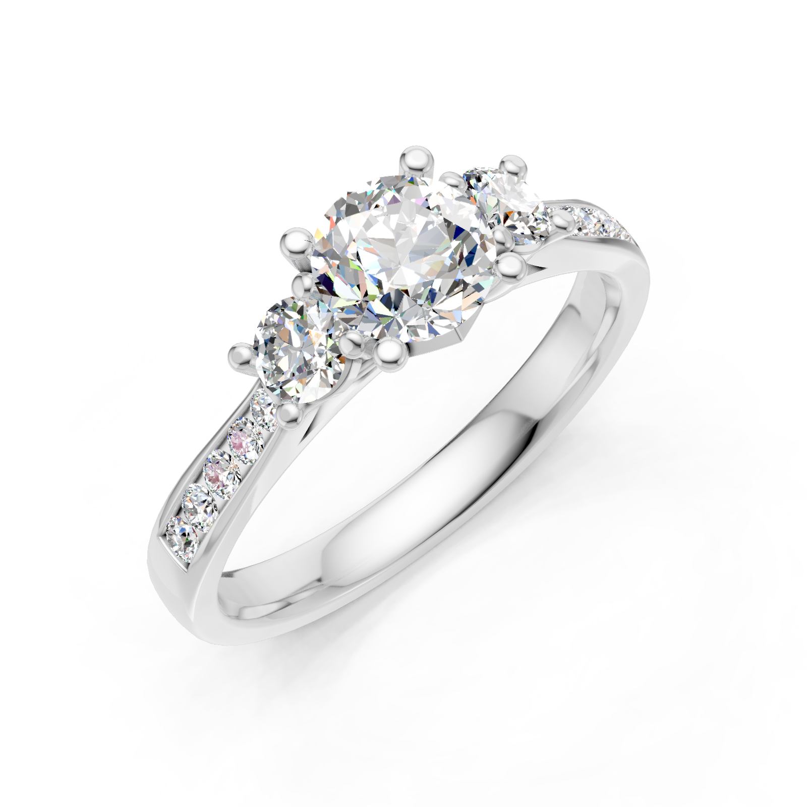 Bague en or blanc 18 carats
