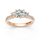 Bague en or rouge 18 carats