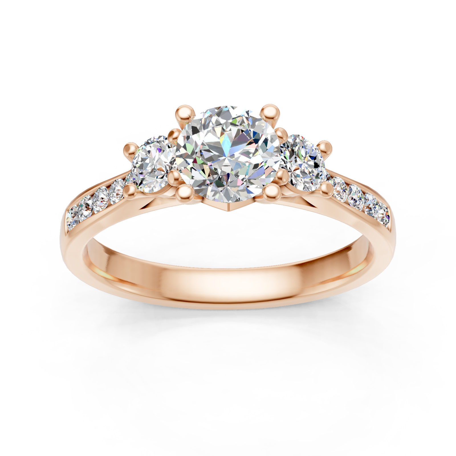 Bague en or rouge 18 carats