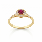 Bague en or jaune 18 carats
