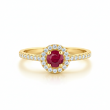 Bague en or jaune 18 carats 