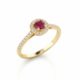 Bague en or jaune 18 carats