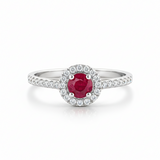 Bague en or blanc 18 carats
