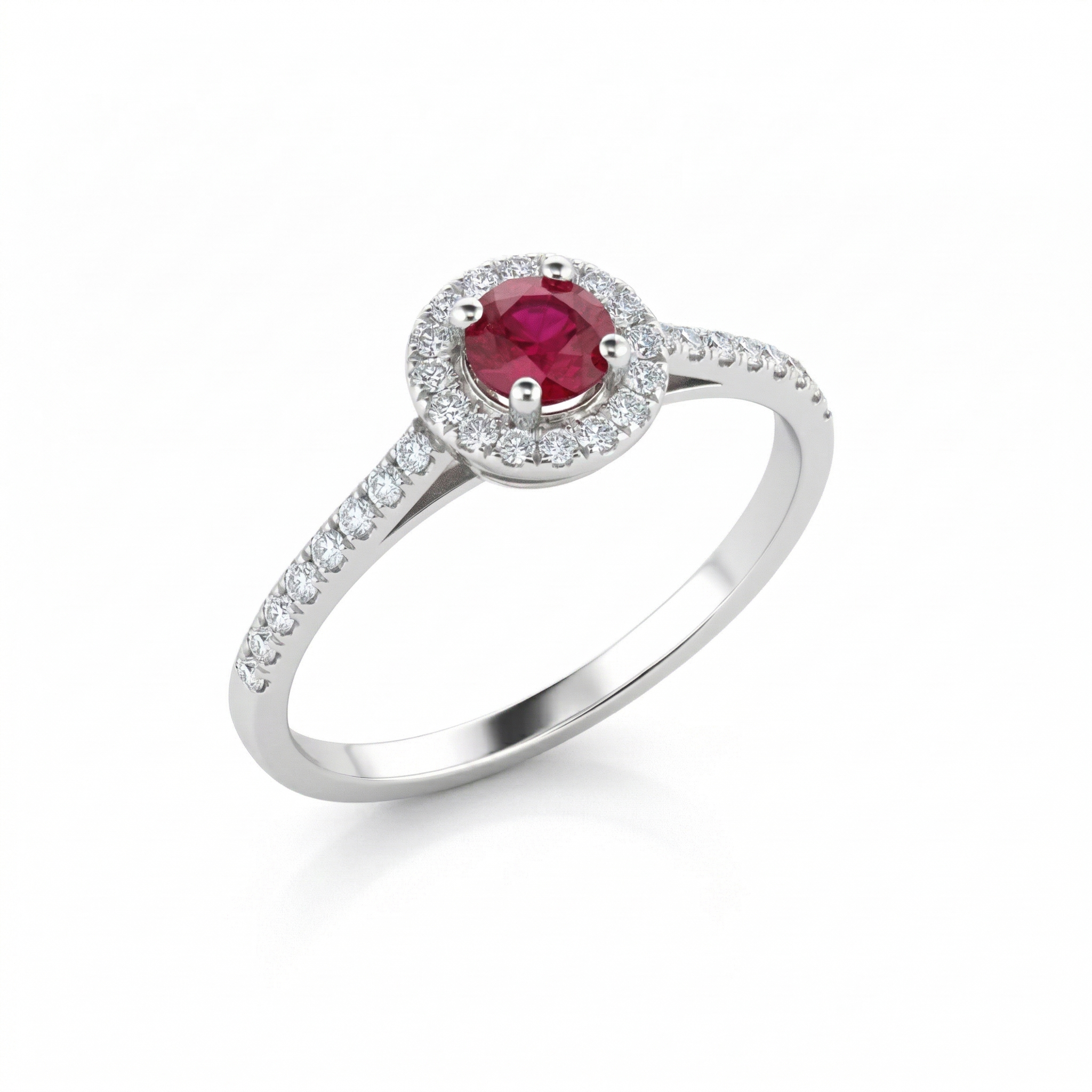 Bague en or blanc 18 carats 