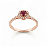 Bague en or rouge 18 carats