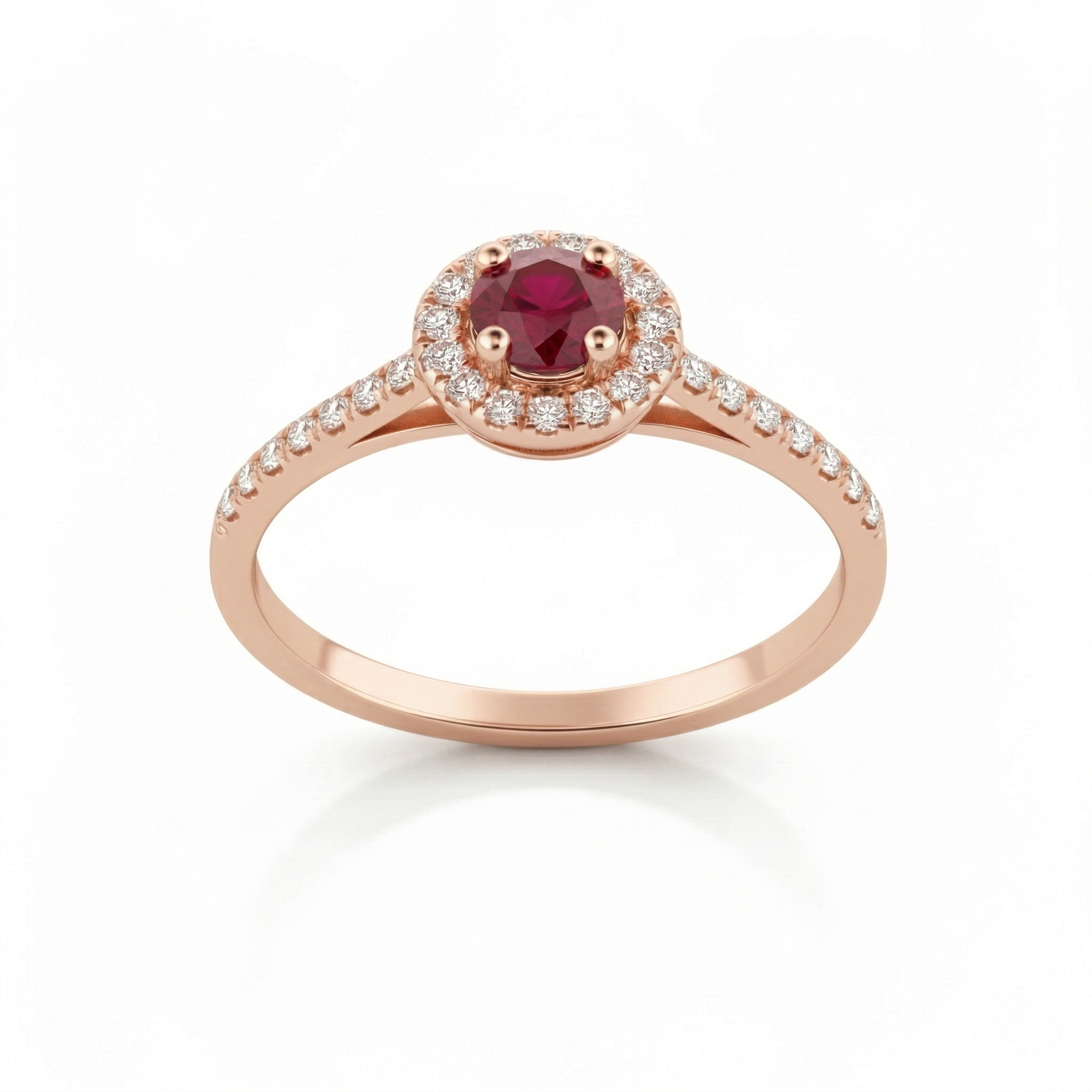 Bague en or rouge 18 carats