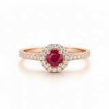 Bague en or rouge 18 carats