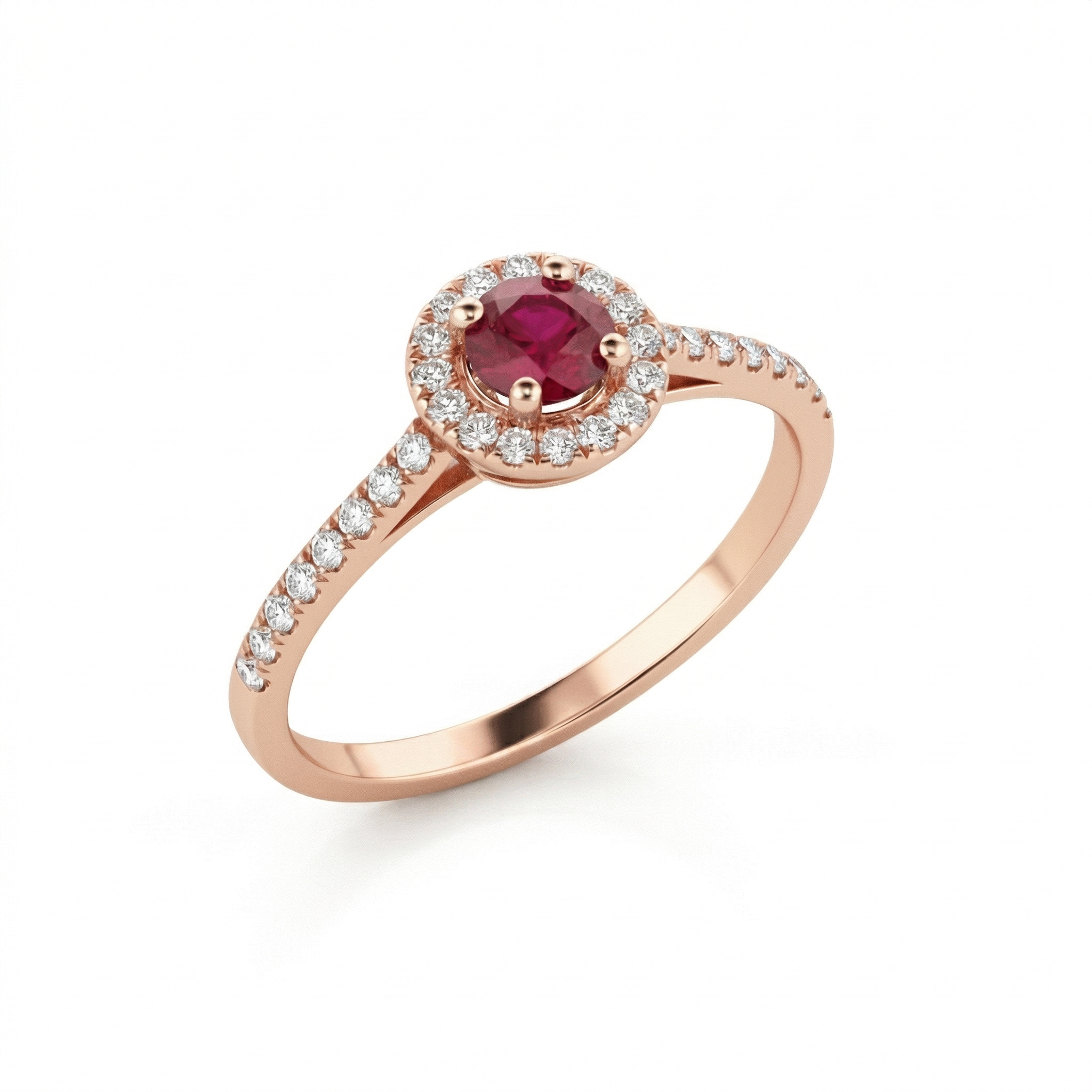 Bague en or rouge 18 carats