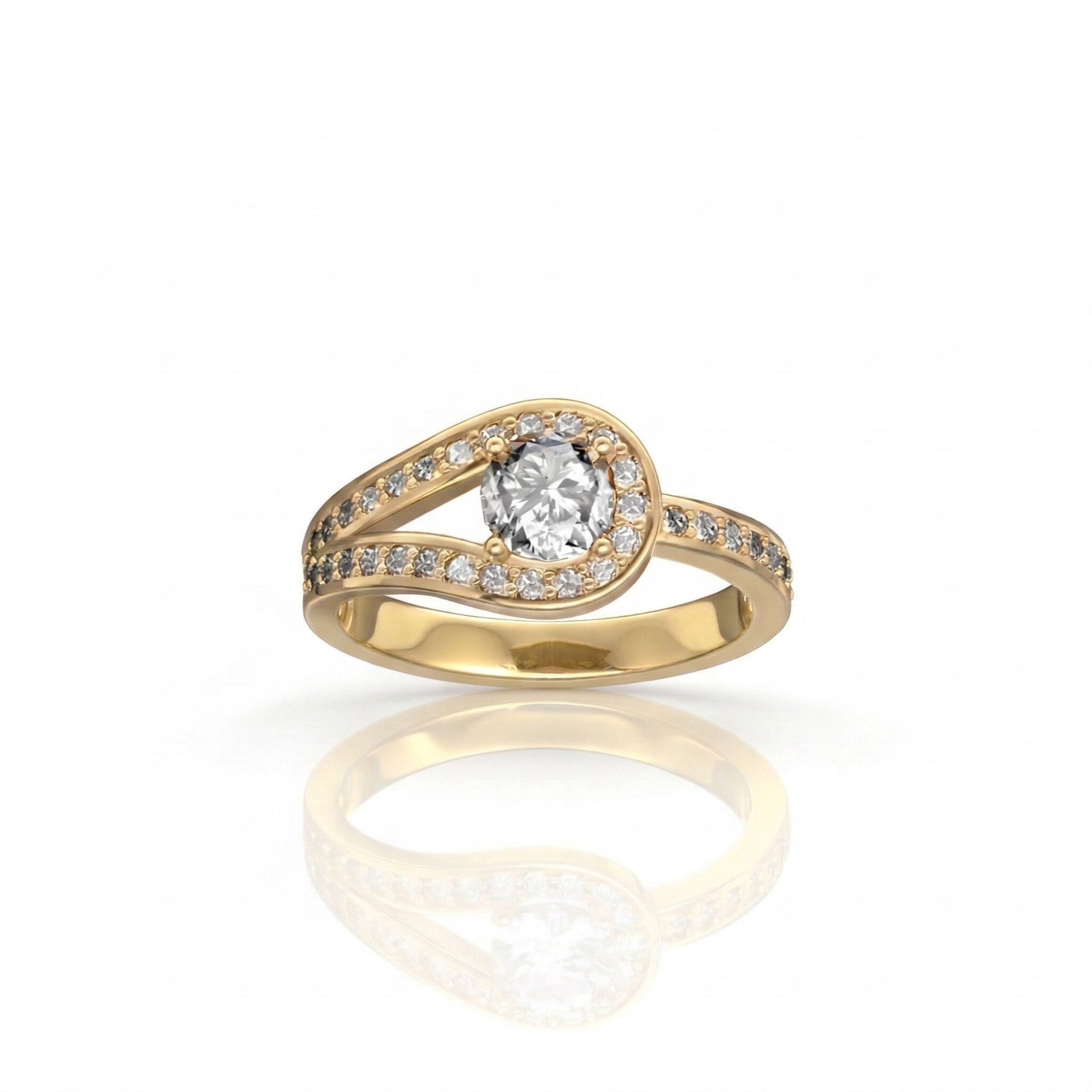 Bague en or jaune 18 carats
