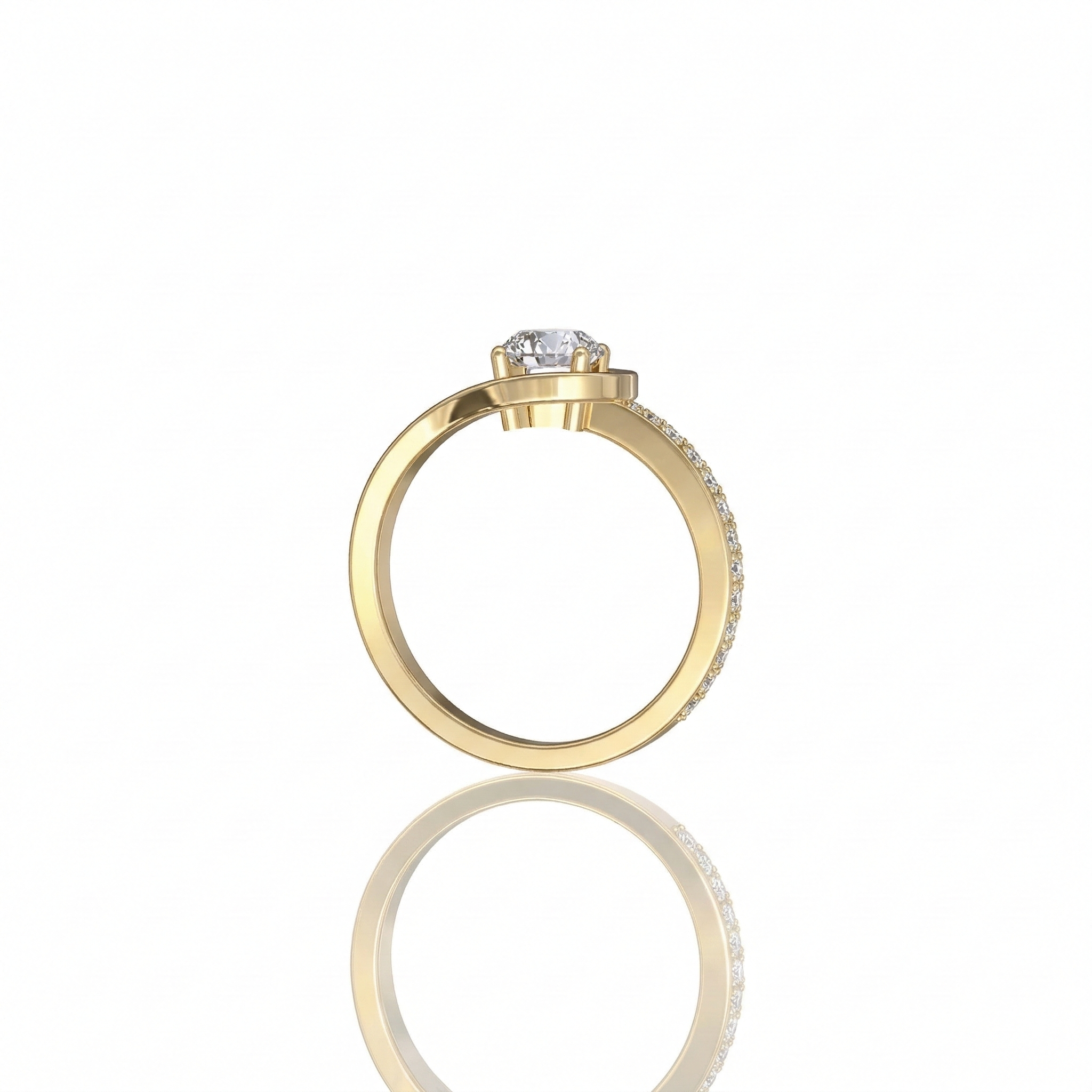 Bague en or jaune 18 carats