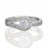 Bague en or blanc 18 carats