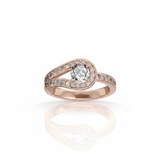 Bague en or rouge 18 carats