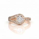 Bague en or rouge 18 carats