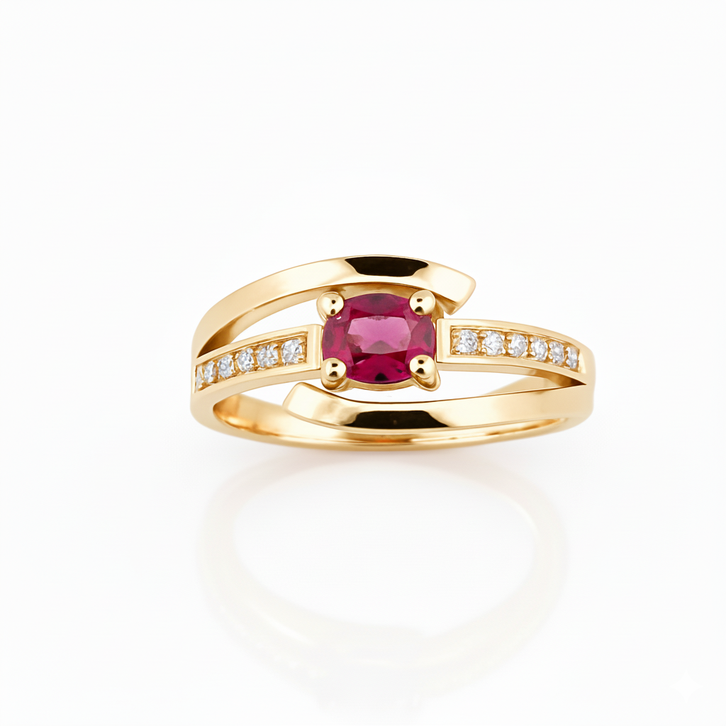 Bague en or jaune 18 carats