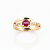 Bague en or jaune 18 carats