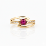 Bague en or jaune 18 carats