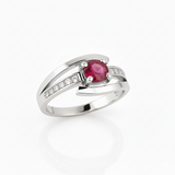 Bague en or blanc 18 carats