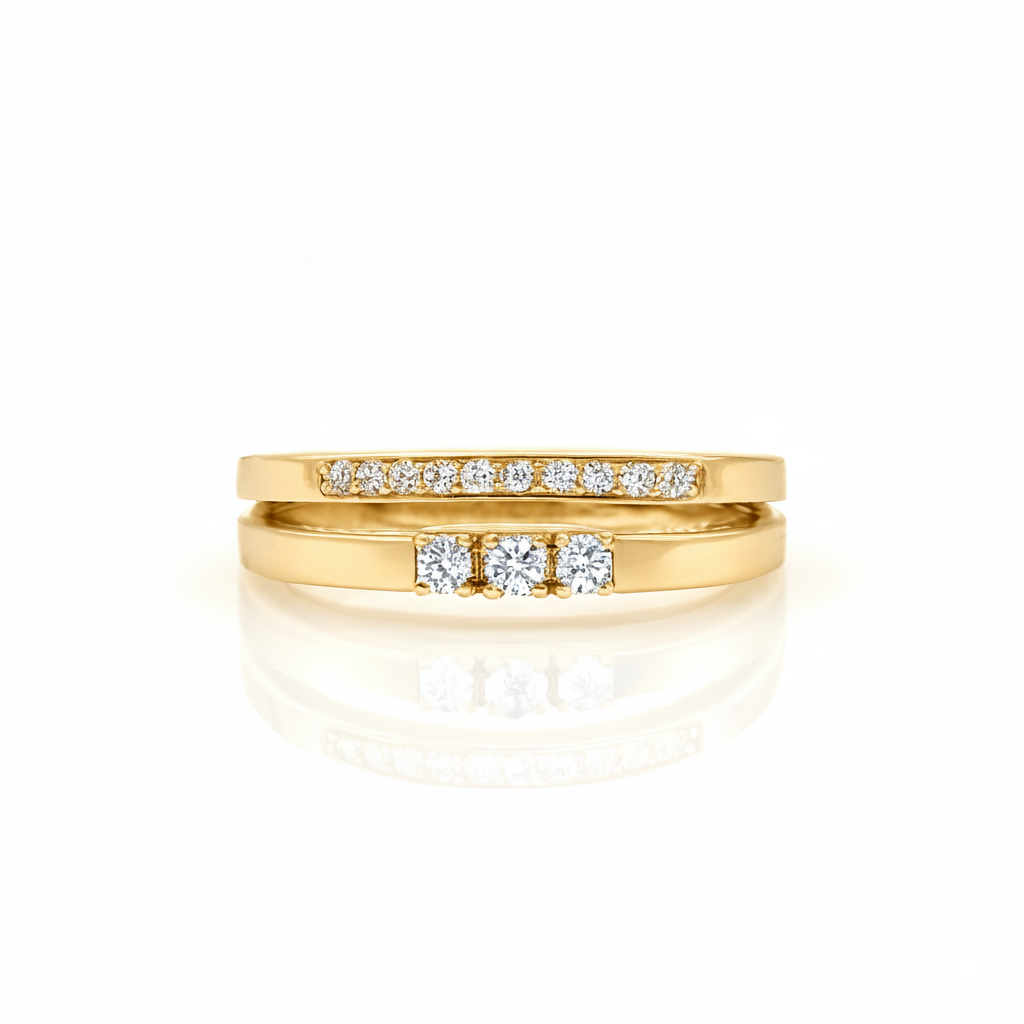 Bague en or jaune 18 carats