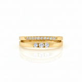 Bague en or jaune 18 carats