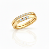 Bague en or jaune 18 carats