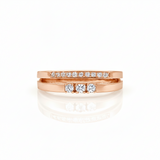 Bague en or rouge 18 carats