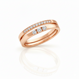 Bague en or rouge 18 carats