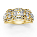 Bague en or jaune 18 carats