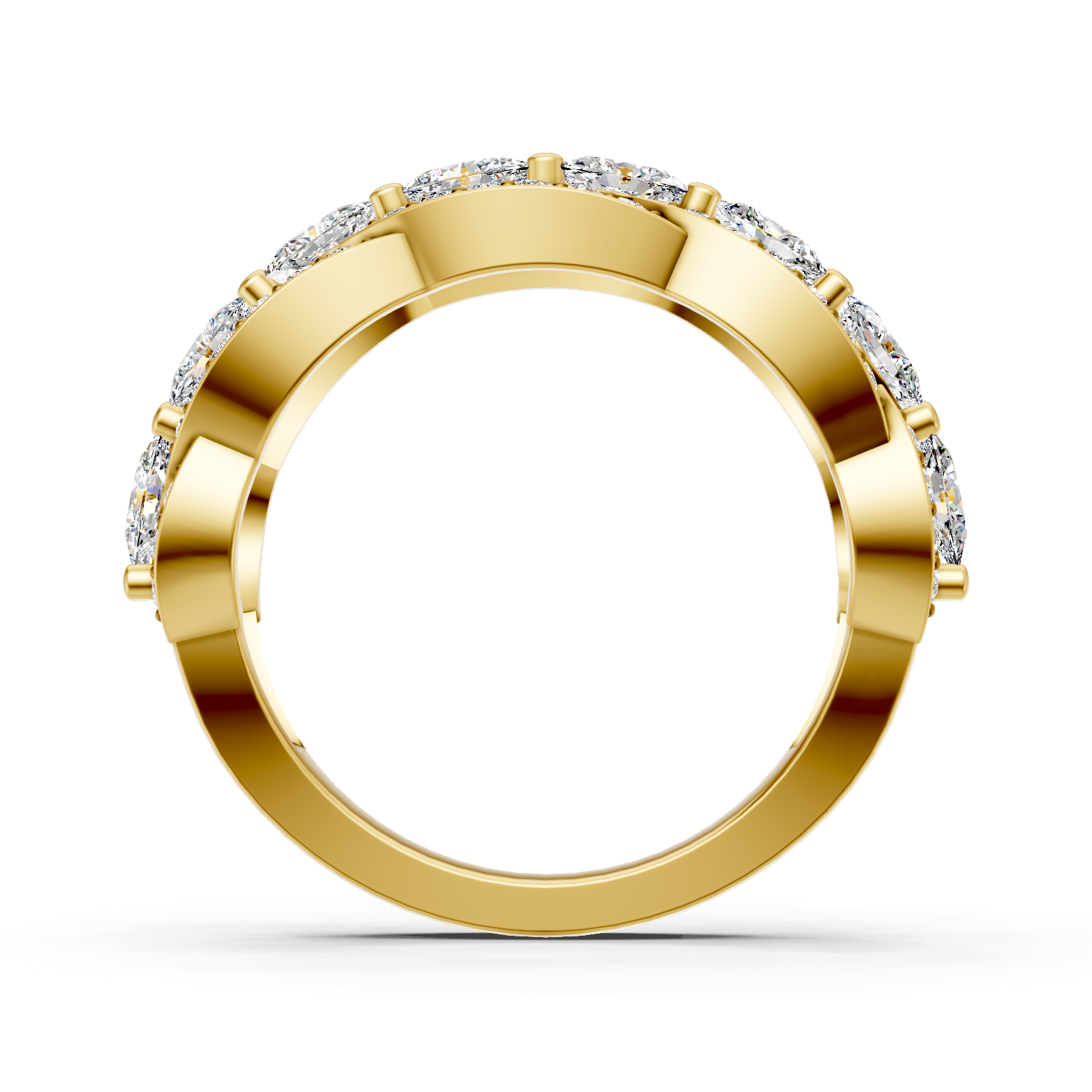 Bague en or jaune 18 carats