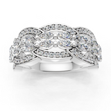 Bague en or blanc 18 carats
