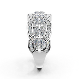 Bague en or blanc 18 carats 