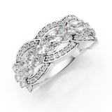 Bague en or blanc 18 carats