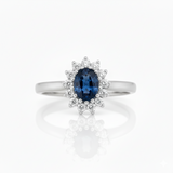 Bague en or blanc 18 carats