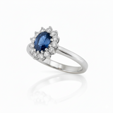 Bague en or blanc 18 carats