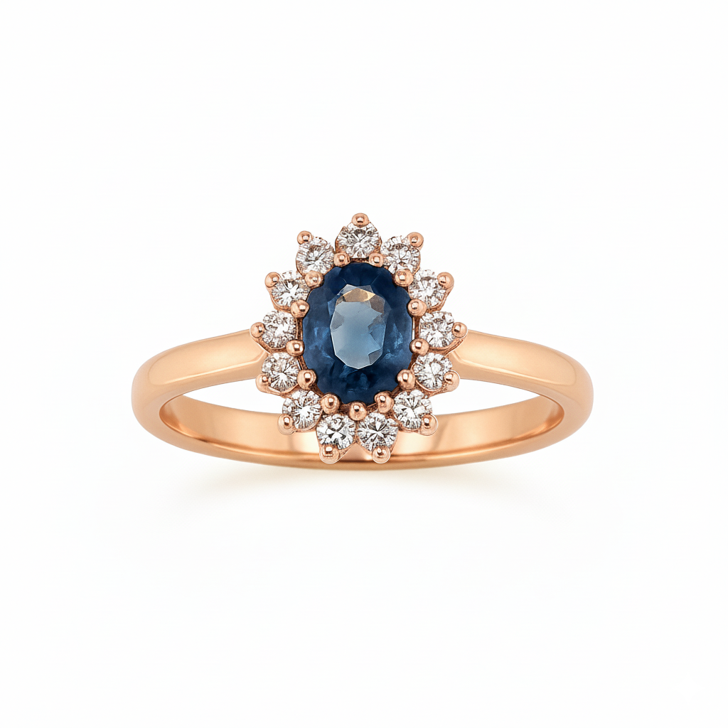 Bague en or rouge 18 carats